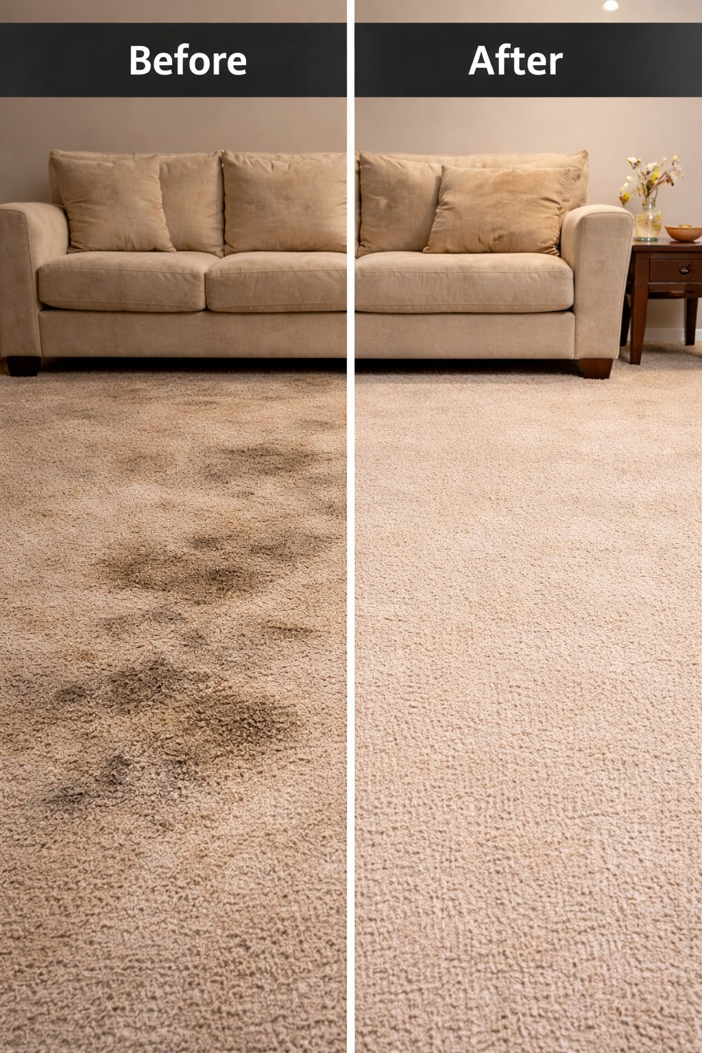 Upholstery Before and After